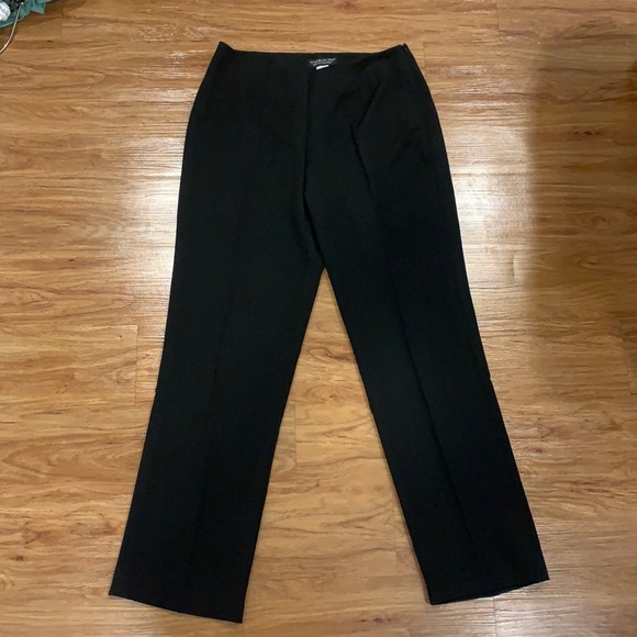 Little Black Pant Made By Fitlogic Pants - Black Dress Pants Wide Legs Size 12.3